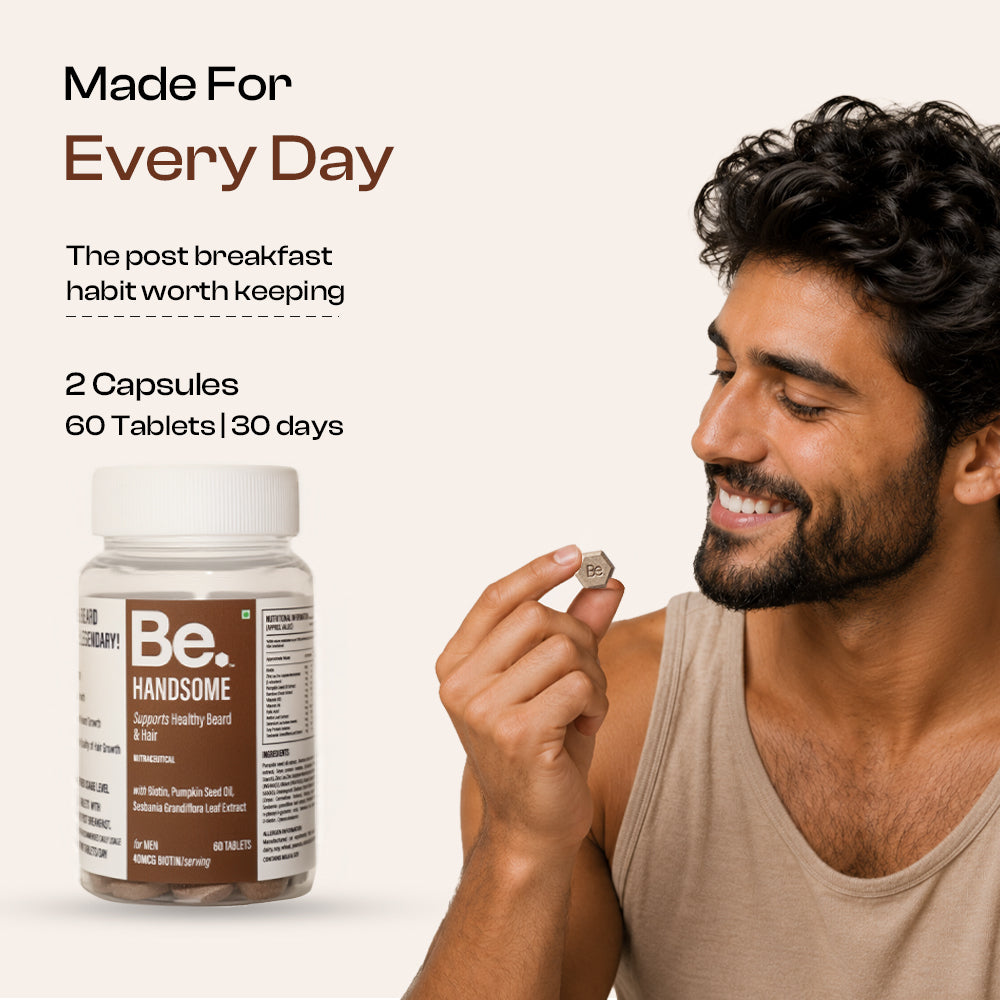 Be Handsome Hair & Beard Support (For Him)