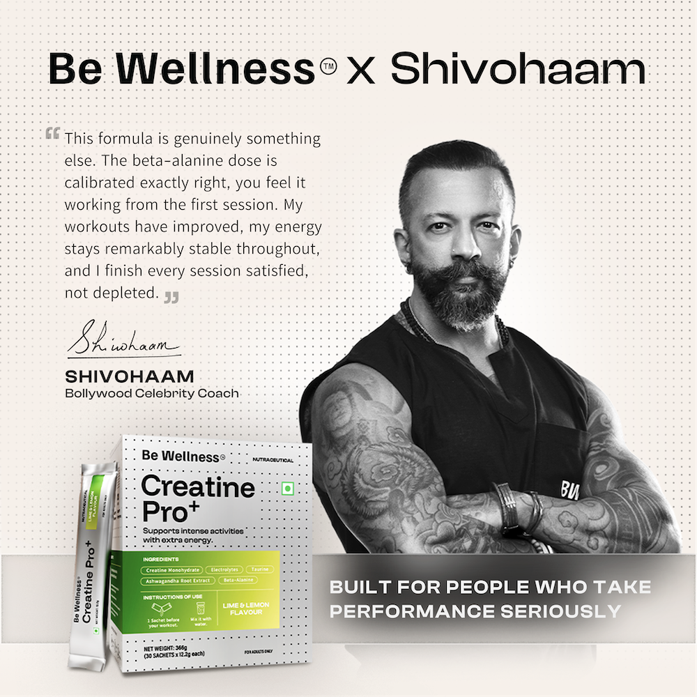 Be Wellness x Shivohaam Creatine Pro+