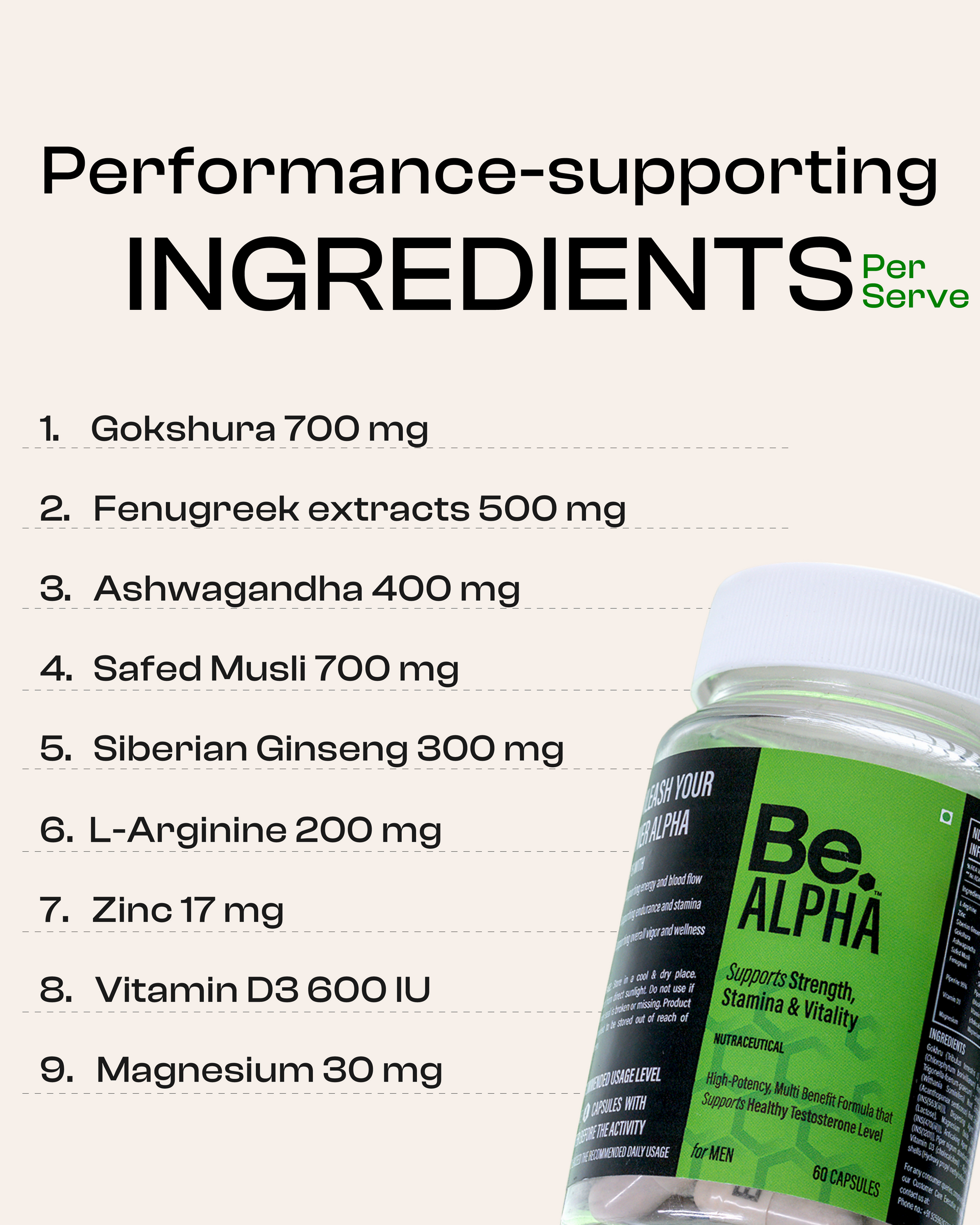 Be. Alpha  Testosterone Booster