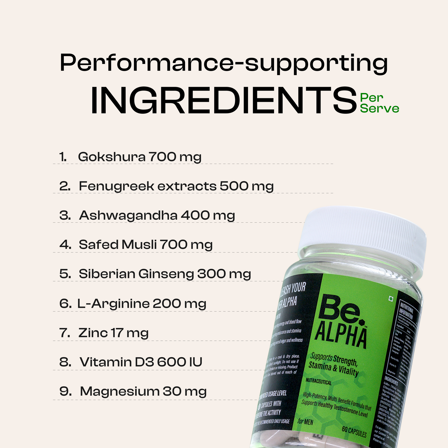 Be. Alpha  Testosterone Booster