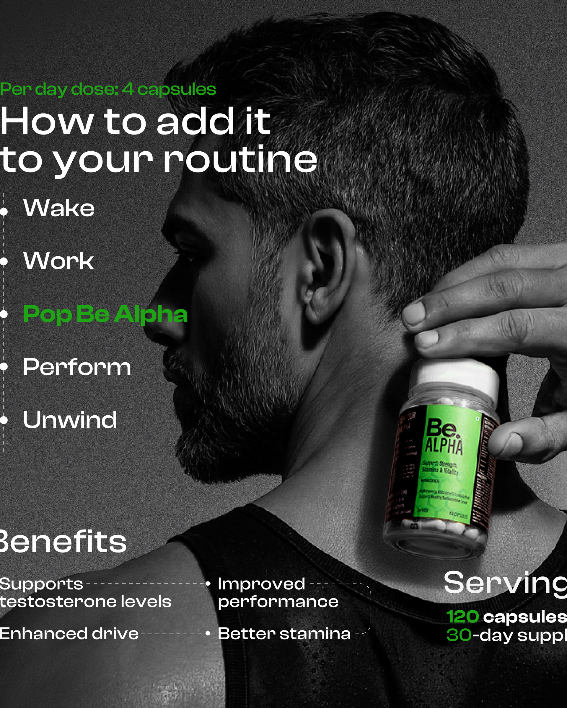 Be Alpha  Testosterone Booster