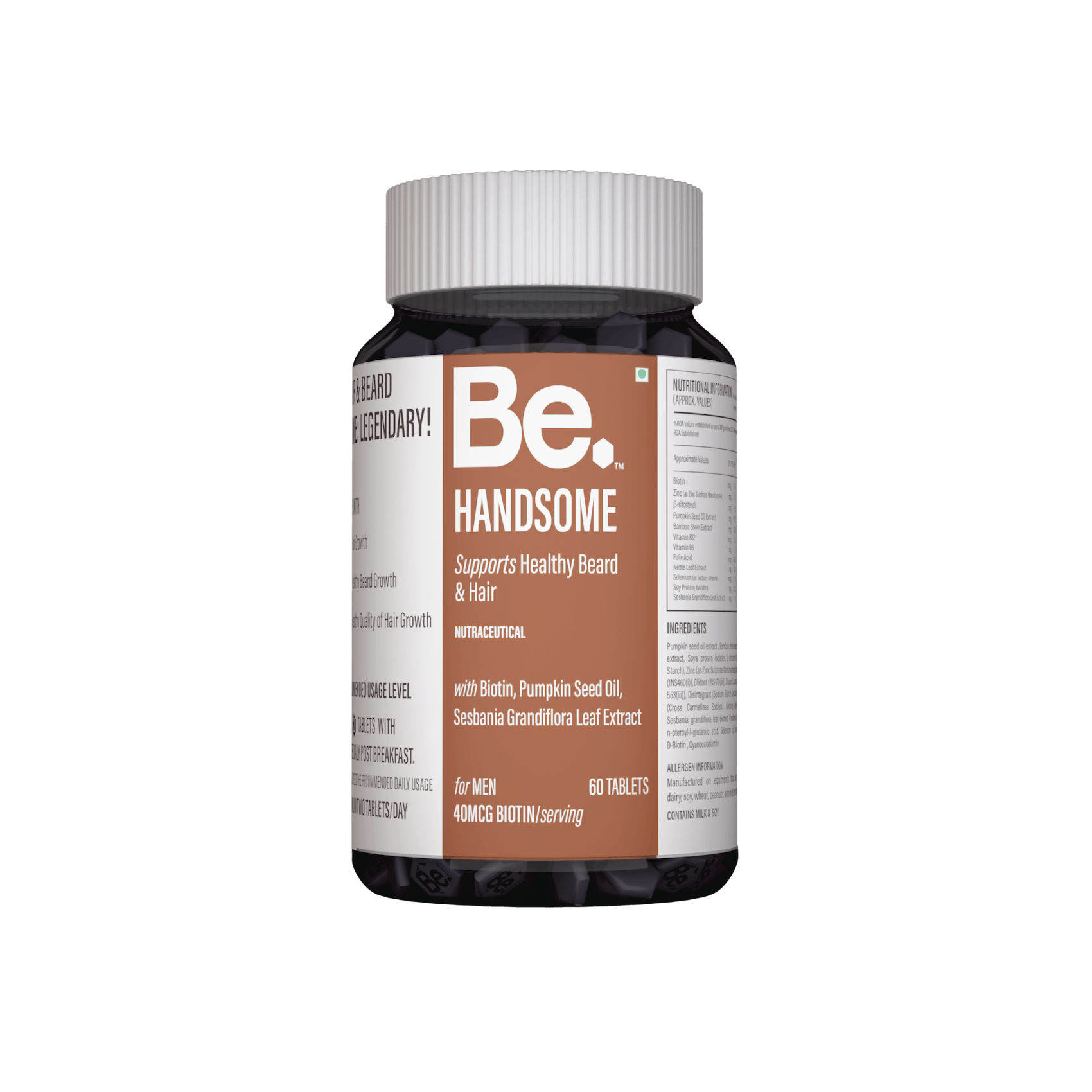 Be Handsome Hair & Beard Support (For Him)