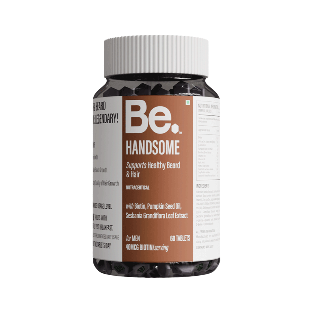 Be. Handsome Hair & Beard Support (For Him)