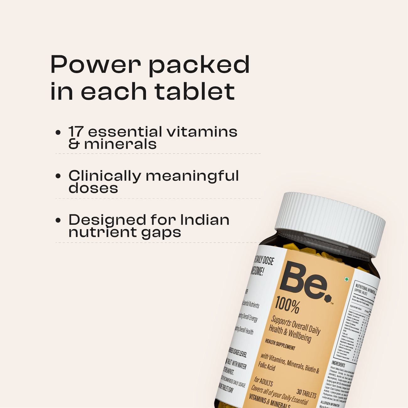 Be 100% Multivitamin