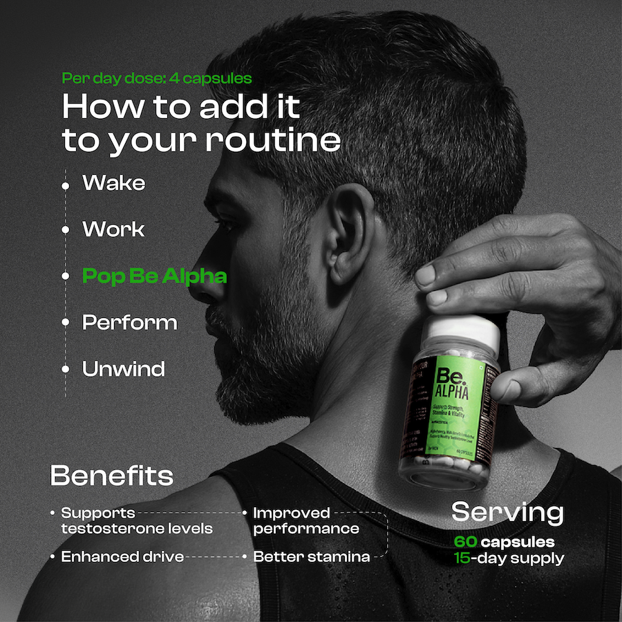 Be. Alpha  Testosterone Booster Trial Pack